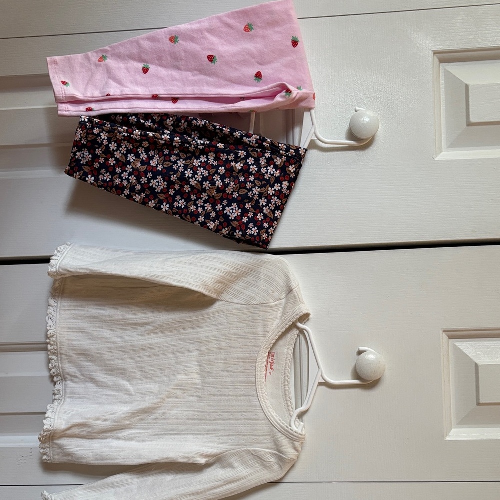 Cat & Jack Pink and Floral Kids Matching Set